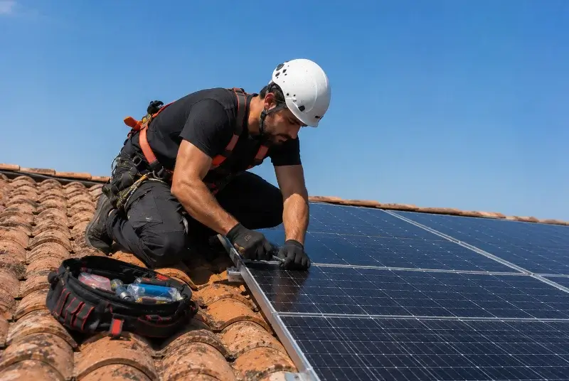 Maintenance et monitoring de panneaux solaires à Saint-Geniès-de-Malgoirès